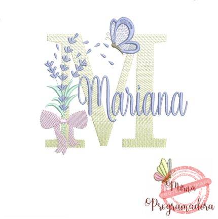 Matriz de Bordado - Nome Mariana