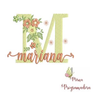 Matriz de Bordado - Nome Mariana