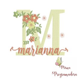 Matriz de Bordado - Nome Marianna