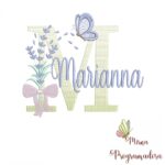 Matriz de Bordado - Nome Marianna