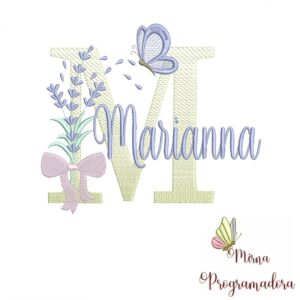 Matriz de Bordado - Nome Marianna
