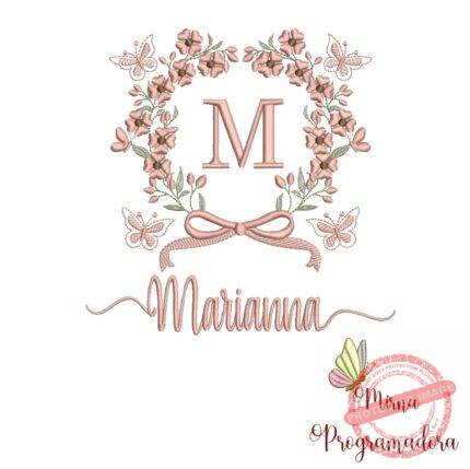 Matriz de Bordado Nome Marianna