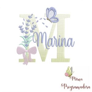 Matriz de Bordado - Nome Marina