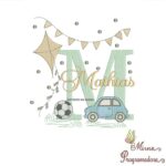 Matriz de Bordado Nome Mathias