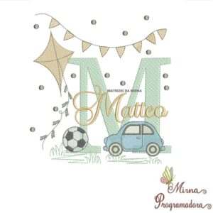 Matriz de Bordado Nome Matteo
