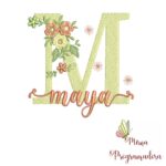 Matriz de Bordado - Nome Maya