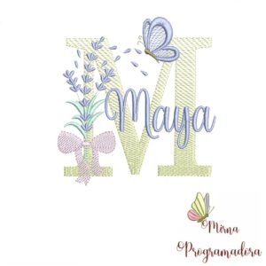 Matriz de Bordado - Nome Maya