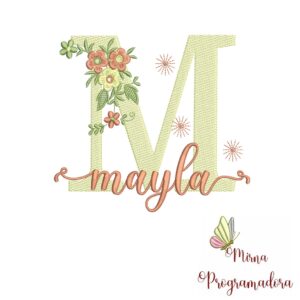 Matriz de Bordado - Nome Mayla
