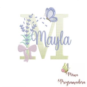 Matriz de Bordado - Nome Mayla