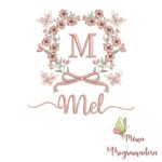 Matriz de Bordado Nome Mel
