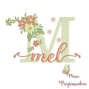 Matriz de Bordado - Nome Mel