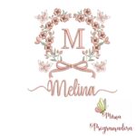Matriz de Bordado Nome Melina