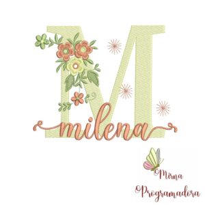 Matriz de Bordado - Nome Milena