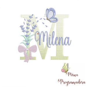 Matriz de Bordado - Nome Milena