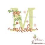 Matriz de Bordado - Nome Mirela