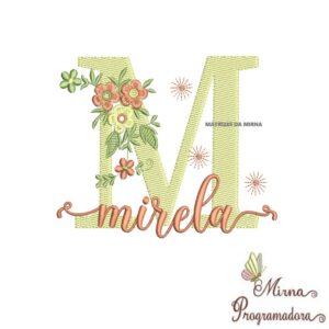 Matriz de Bordado - Nome Mirela
