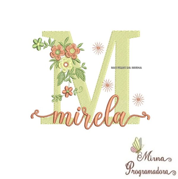 Matriz de Bordado - Nome Mirela
