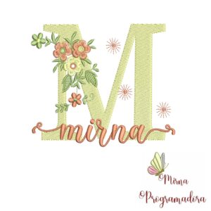 Matriz de Bordado - Nome Mirna