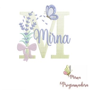 Matriz de Bordado - Nome Mirna