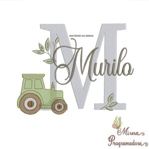 Matriz de Bordado Nome Murilo