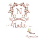 Matriz de Bordado Nome Nadir