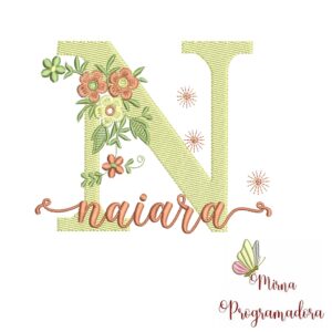 Matriz de Bordado - Nome Naiara