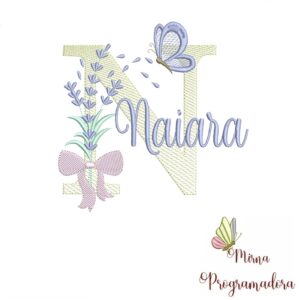 Matriz de Bordado - Nome Naiara