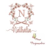 Matriz de Bordado Nome Nathália