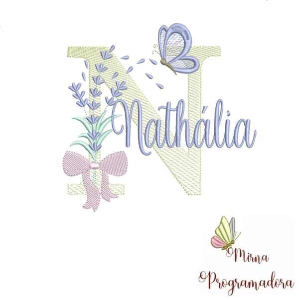 Matriz de Bordado - Nome Nathália