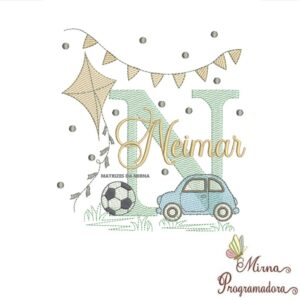 Matriz de Bordado Nome Neimar