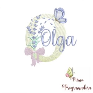 Matriz de Bordado - Nome Olga