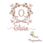 Matriz de Bordado Nome Olívia