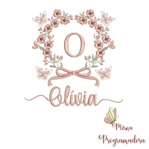 Matriz de Bordado Nome Olívia