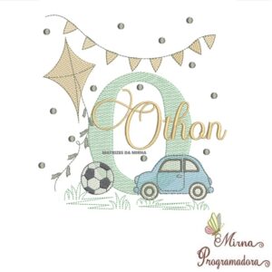Matriz de Bordado Nome Othon
