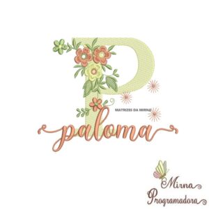 Matriz de Bordado - Nome Paloma