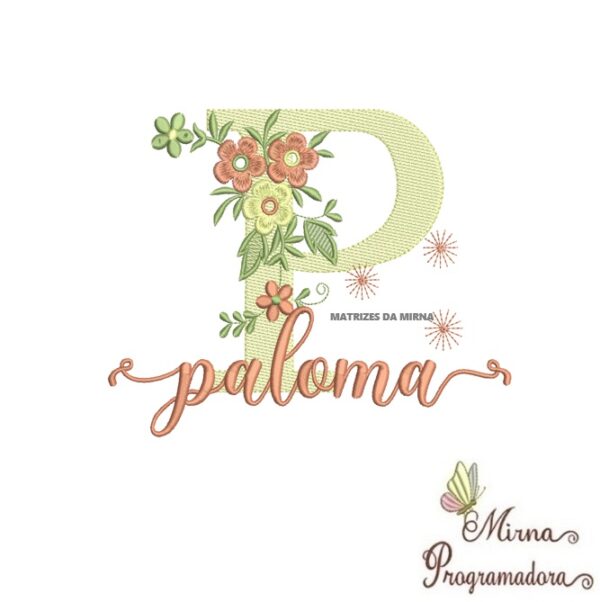 Matriz de Bordado - Nome Paloma