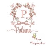 Matriz de Bordado Nome Paloma