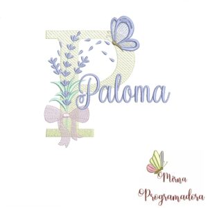 Matriz de Bordado - Nome Paloma