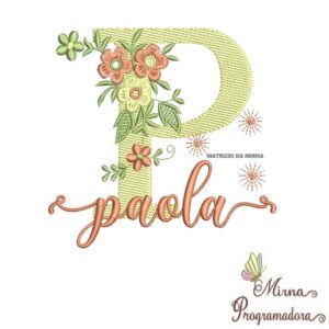 Matriz de Bordado - Nome Paola
