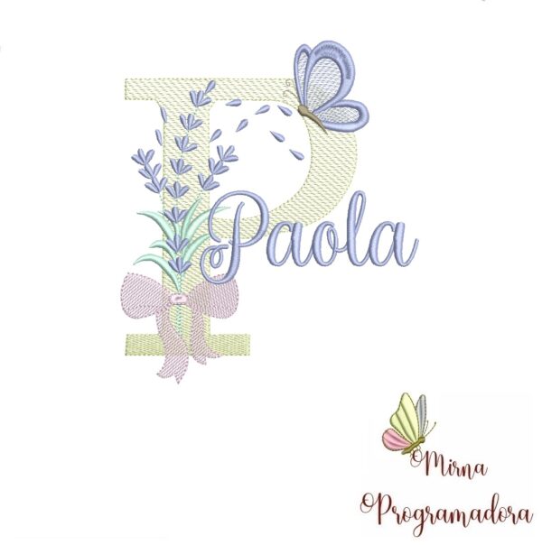 Matriz de Bordado - Nome Paola