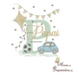 Matriz de Bordado Nome Papai