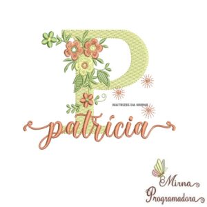 Matriz de Bordado - Nome Patrícia