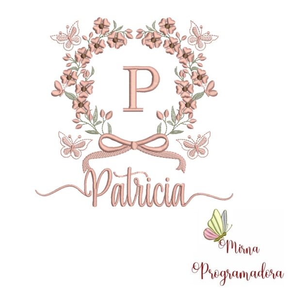 Matriz de Bordado Nome Patricia