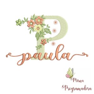 Matriz de Bordado - Nome Paula