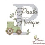 Matriz de Bordado Nome Paulo Henrique