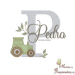 Matriz de Bordado Nome Pedro