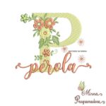Matriz de Bordado - Nome Pérola