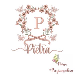 Matriz de Bordado Nome Pietra