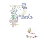 Matriz de Bordado - Nome Priscila