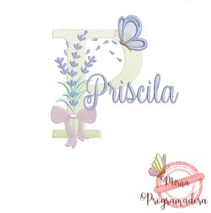 Matriz de Bordado - Nome Priscila